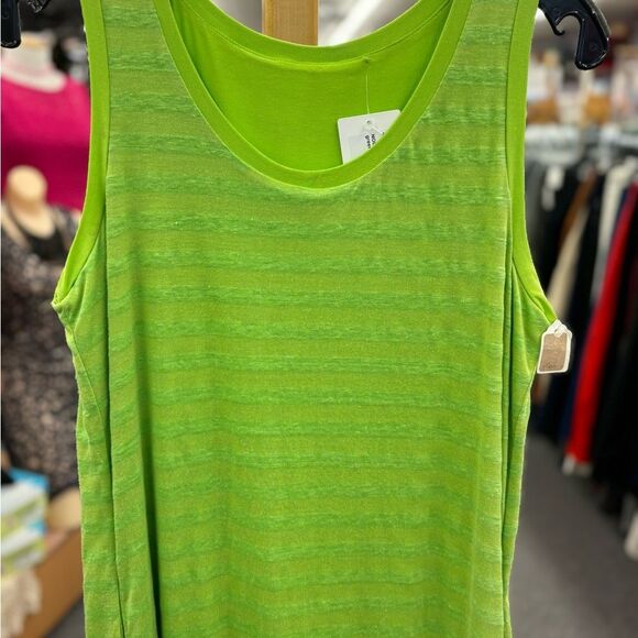 NOLB New Ladies M neon green dress - Picture 2 of 5